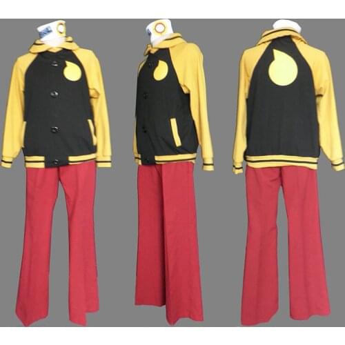 Anime Soul Eater Evans Cosplay Costume Full Suits Casual Wear Uniform Hoodie Jacket Outfits Free Shipping