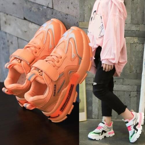 Kids Shoes Girls Sneaker Children Shoes Girls Sneakers Elsa Anna Princess Kids Shoes Fashion Casual Sport Running Leather Shoes