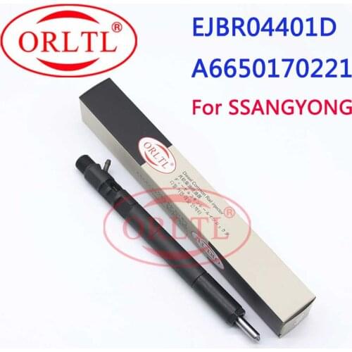 EJBR04401D 4pcs/lot Diesel Injector R04401D Fuel injector Engine Nozzle A6650170221 For Ssangyong Rexton Rodius Kyron 2.7