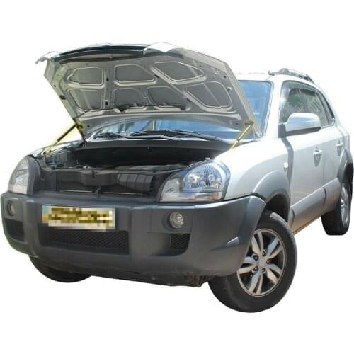 For Hyundai Tucson 2004-2008 Front Bonnet Hood Modify Gas Struts Carbon Fiber Spring Damper Lift Support Absorber
