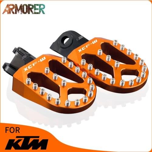 For KTM 150 250 300 XC 250 350 450XC-F 200XC-W 530XCF Motorcycle Off-Road Footrest Motocross Footpegs Pedal 2006-2008 2015 2016