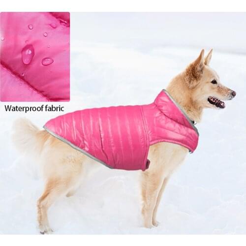 Reversible Pet Dog Clothes Waterproof Winter Warm Coat Both Sides Down Jacket For Small Medium Dogs Schnauzer Pet Puppy Clothing