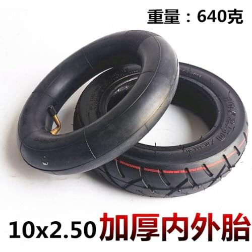 Electric Scooter 10 Inch Tire 10x2.125/2.50 Balance Car Pneumatic Inner and Outer Tire 10x2.50 Honeycomb Solid Tire or Wheel Hub