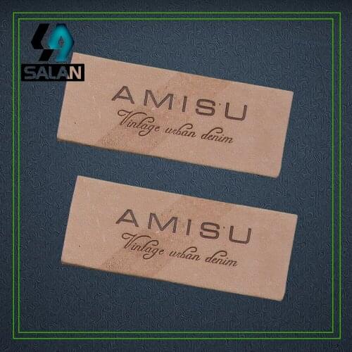 Customize PU leather labels jeans labels garment leather cards clothing sewing labels main labels LL005