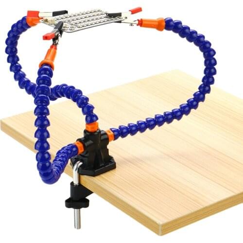 Third Helping Hands Tool Flexible Arms Soldering Station Desk Clamp PCB Holder