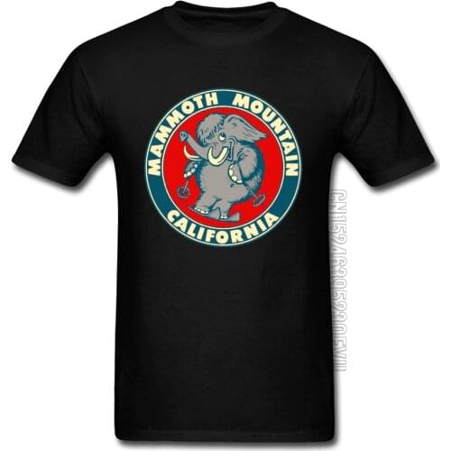 Mammoth Mountain California Elephant Seal Designer T Shirt Discount Newest Simple Style T-Shirt O Neck All Cotton Sweatshirt