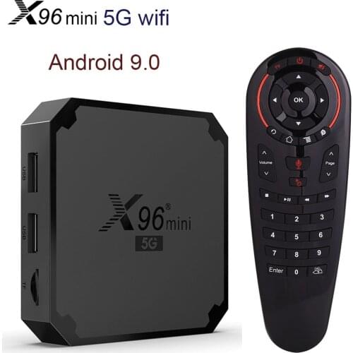 X96 mini 5G Smart TV Box Android 9.0 Amlogic S905W4 Quad Core H.265 4K Dual Wifi Media Player Set Top Box 2G16G PK X96 MINI