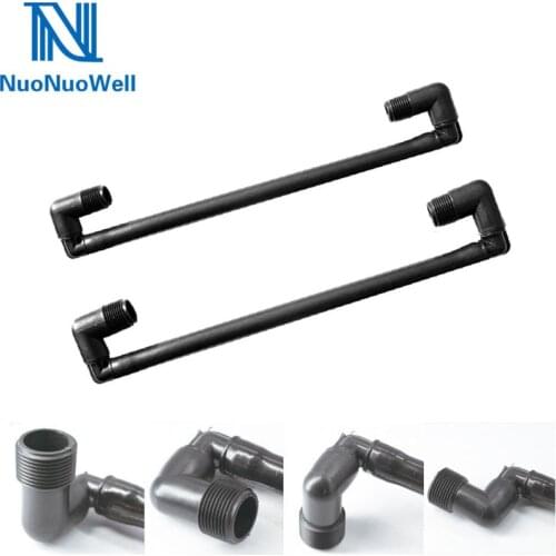 NuoNuoWell 2Pcs-Pack Pop Up Swing Joints 360 Degree Adjustable Pipe Connector 1/2"x1/2" & 3/4"x3/4" Irrigation Funny Pipe Flex