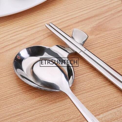 Durable Stainless Steel Chopstick Holders Spoon Fork Knife Storage Rest Rack Restaurant Home Tableware Decoration