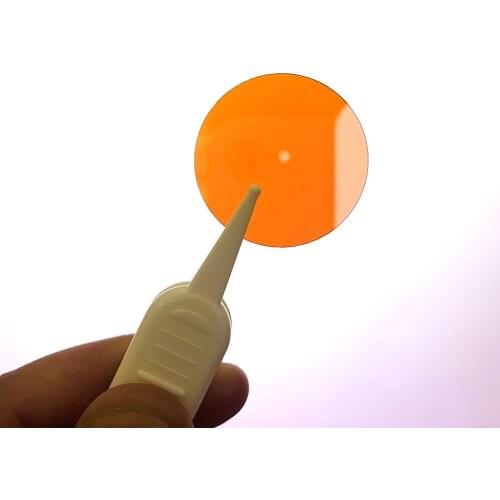 Short wave band pass 600nm narrow band filter diameter 30mm rounded