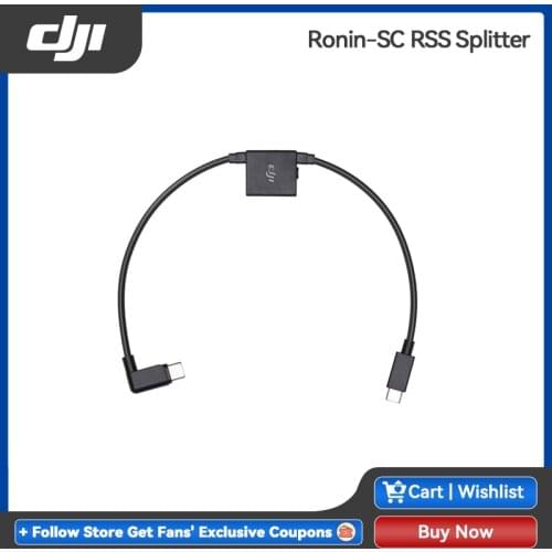 DJI Ronin-SC RSS Splitter enables both camera control and power to the Ronin-SC Focus Motor simultaneously Original