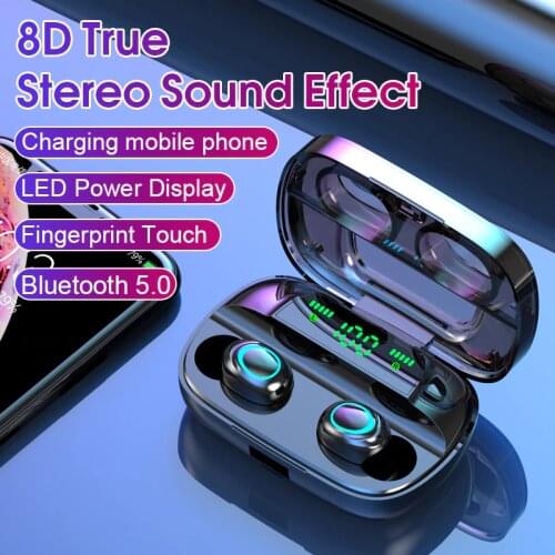 S11 TWS Earphone Bluetooth Wireless Headset Waterproof Deep Bass Earbuds True Wireless Stereo Headphone With Mic Sport Earphone