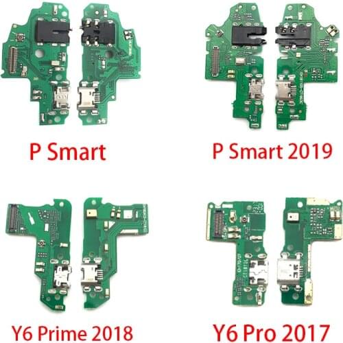 USB Power Charging Connector Plug Port Dock Flex Cable For Huawei Y6 Y5 Y7 Pro Y9 Prime 2017 2018 2019 P Smart