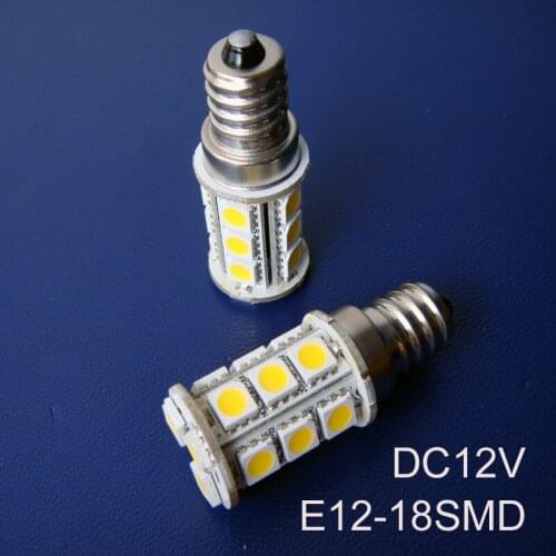 High quality 5050 DC12V 3.2W E12 led light,led e12 bulbs 12V E12 led lamps free shipping 20pcs/lot