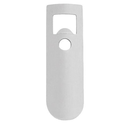 High quality and low price Stainless Steel Bottle Opener - Curved Brushed Classic Design Thumb Rest FH180006