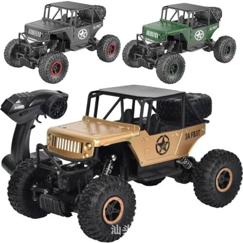 1:18 2.4G Alloy RC Crawler Type Car Remote Control Four-wheel Drive Climbing Off-road Vehicle 4WD Car Model Electric Car Toy