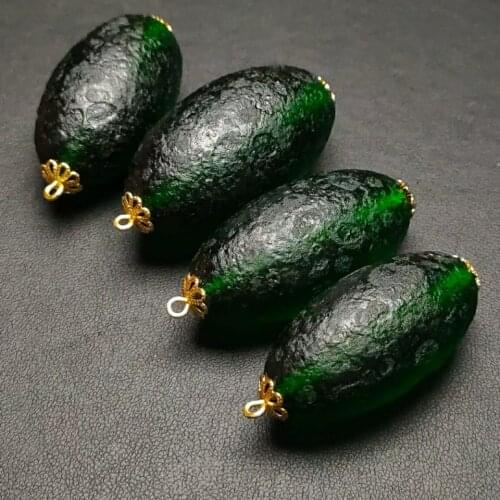 1pcs Moldavite Crystal Stone Necklace Stone Pendant Crystal Energy Meteorite Pendant Unique Shape Birthday Gift Access