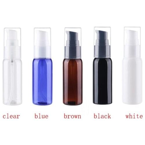 30ml Black Empty Cosmetic Container With Lotion Cream Pump Skin Care Cream Treatment Bottles Travel Size Makeup Setting Pump