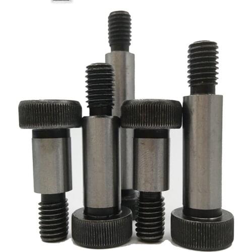 5pcs M8 plastic head stainless steel diameter 0.8mm plug screw shoulder hex screws mold stop bolts 12mm-30mm length