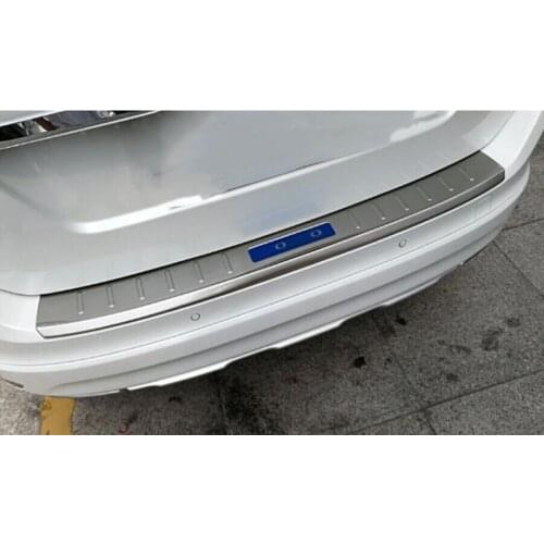 Car-covers stainless steel Internal + external Rear bumper Protector Sill fit for Volvo XC60 Auto parts 2015-2017