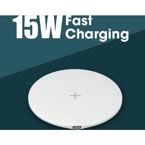 15W Fast Qi Wireless Charger Pad For iPhone X 8 11 Pro XS Max XR Samsung S20 S9 S8 S7 Huawei Xiaomi Mi 10 9 Quick Charging Base
