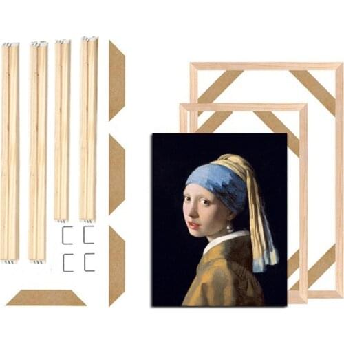 Custom Picture Photo Wood Frame Large Size Wooden DIY Frames For Canvas Painting Gallery Wall Decor Prints Poster Frame