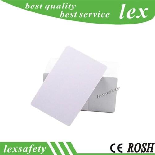 Wholesale Business Custom 100pcs/Lot EM4305 125khz Blank PVC Plastic ID Cards White ISO11785 Personalised Identity Card