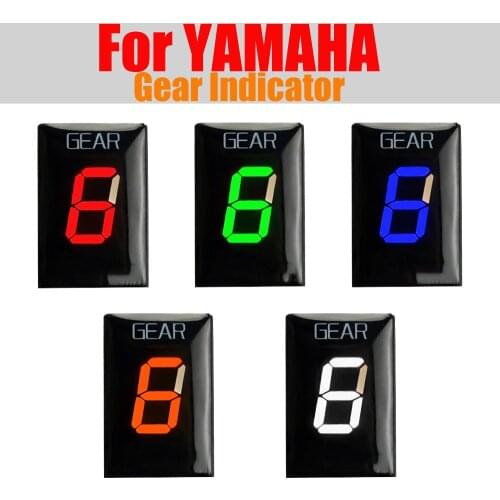 Plug Mount 1-6 Speed Gear Indicator Meter For Yamaha YZF R1 R6 FZ8 Mt03 MT-01 Fzs600 XJR400 FZ400 FZ6 Xv1900a Ys250 Xv1600A Xj6