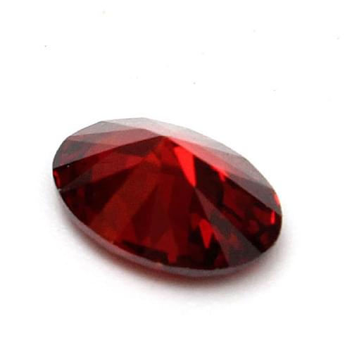 7x5mm Artificial Oval Shape Cut Red Ruby Mozambique Loose Gemstone Stone