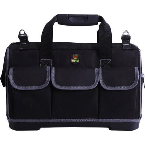 Multi-Function Tool Bag Oxford Cloth Electrician Bag Multi-Pocket Waterproof Anti-Fall Storage Bag Wear-Resistant Strong Tool