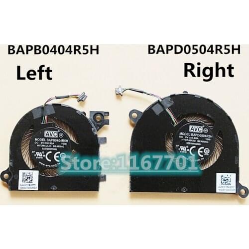 New original Laptop CPU/GPU Cooling Fan For Lenovo Ideapad Yoga S940 BAPB0404R5H-Y001 BAPD0504R5H-Y001 023100HP0001 023100HQ0001