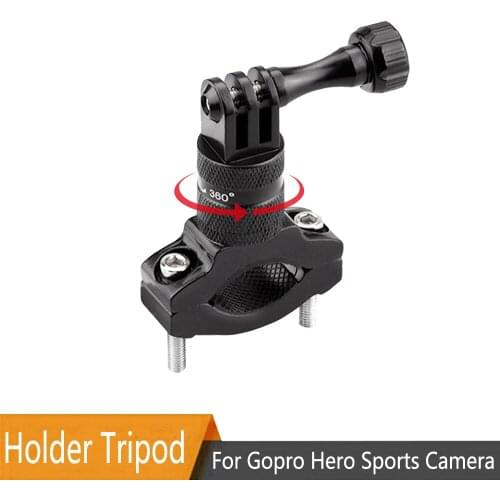 Rotatable Bike Handlebar Mount Holder Tripod Adapter Motorbike Clip Bracket For Osmo Action Gopro Hero 6/7/8 Sports Camera