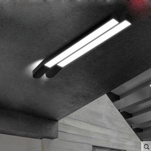 Simple personality office ceiling lamp long strip originality LED modern balcony corridor lighting for bedroom living room