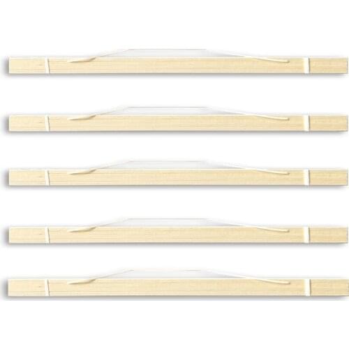 Wholesale 21cm - 100cm Pine Wood Hanger Frame Non-marking Magnetic Photo Frame for Picture Map Canvas Print Wall Art Home Decor