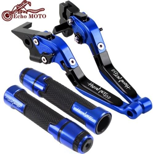 Brake Clutch Levers Handlebar Hand Grips Motorcycle Adjustable Folding for Honda Hornet 250 Hornet250 2001 Brake Clutch Levers