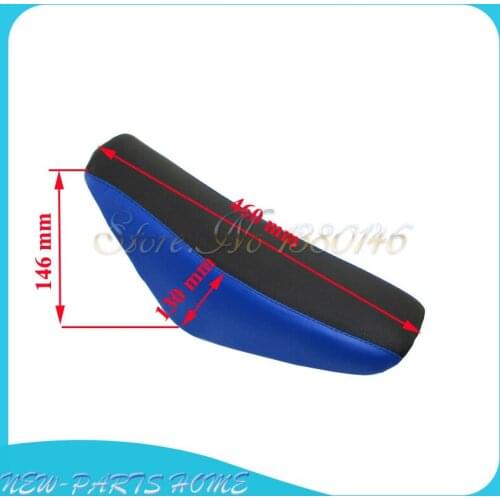 Blue Tall Seat For Chinese SSR Piranha Atomik Thumpstar Stomp 50cc 70cc 90cc 110cc 125cc 140cc 150cc 160cc CRF50 Pit Dirt Bike
