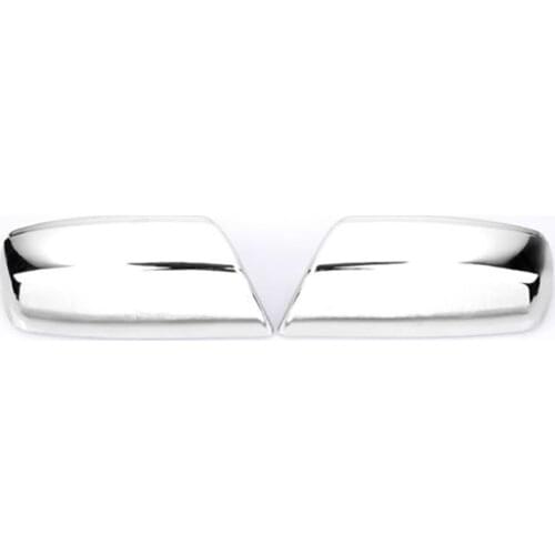 Triple Chrome ABS Mirror Cover For Chevy Chevrolet Silverado 1500 2014 2015/ 14-15 GMC Sierra 1500 Chrome Top Half