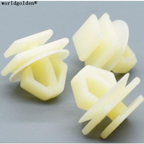 Worldgolden 100pcs auto fasteners Door Trim Panel Retainer for Peugeot 6995X3