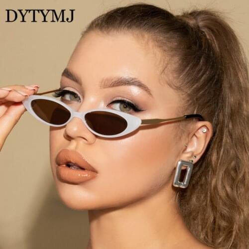 DYTYMJ 2021 Cat Eye Women Sunglasses Luxury Brand Glasses For Women/Men Metal Eyeglasses Women Cateye Gafas De Sol Para Hombre