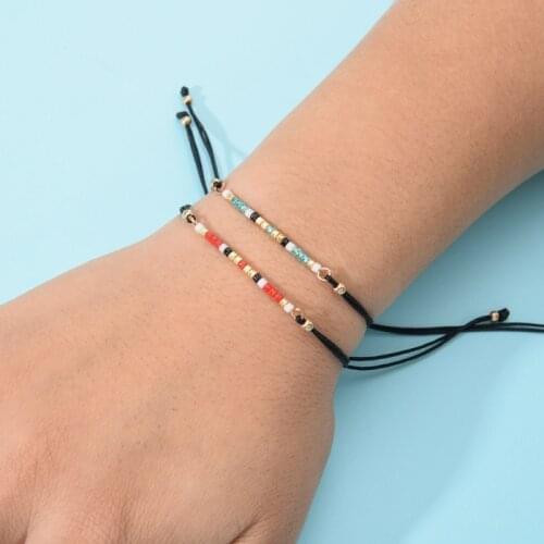 13 Styles Boho Color Tiramis Beads Handmade Bracelet Female Wedding Party Jewelry Lucky Bracelet Wrist Strap Wholesale