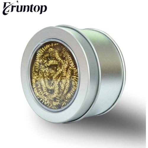 1pcs Eruntop Wire Soldering Iron Tip Cleaner for Welding Mould Cleaning Ball Auxiliary Tools