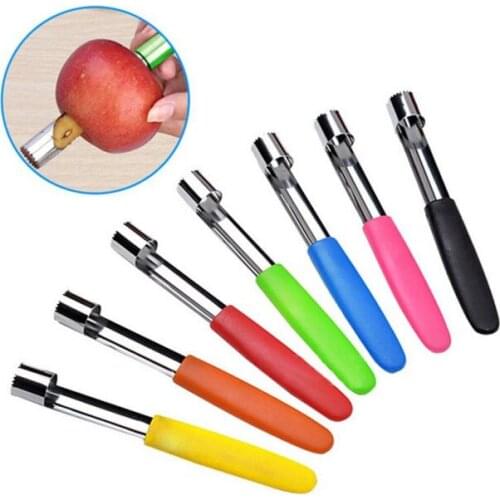 180mm(7'') Apple Corer Pitter Pear Bell Twist Fruit Core Seed Remover pepper Kitchen Tool Gadget Stoner Easy Remove Pit
