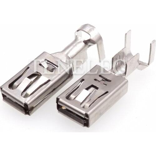 DJ6218C-E9.5X1.2E Large Current High Power Splice Terminals Automotive Cable Connector Female Wiring Terminal Plug Connection