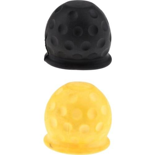 Universal 50mm Tow Ball Covers Caps Towing Hitch For Caravan Trailer 2pc