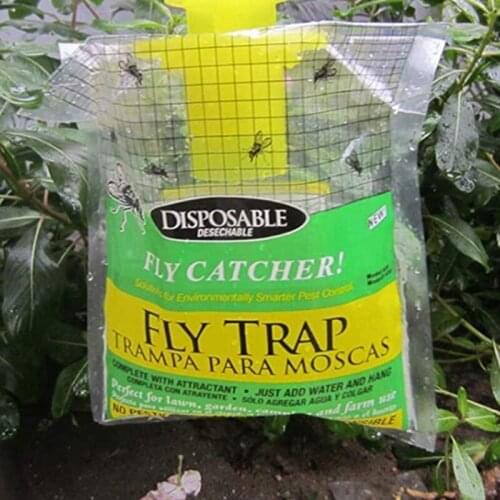 Fly Trap Bags Fly Catcher Insect Trap Hanging Bait Bag Catcher for Outdoor Garden Pest Catcher Garden Supplies