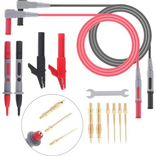 PVC 90CM Multi-function Multimeter Digital Meter Stick Test Kit with Alligator Clips / Probe / Small Wrench