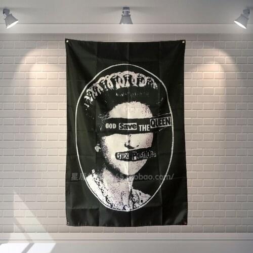 Music Training Wall Painting Piano Musical Instrument Store Decor Rock and Roll Stickers Hip Hop Reggae Posters Banner & Flag B2