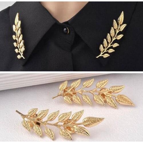 New Women Brooch Jewelry Fashion Brooch Metal Badge Pin Leaf Brooch Pin Plant Costume Jewelry For Women Broches Mujer
