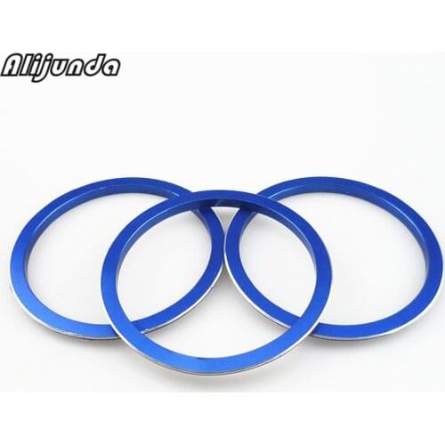 Car Interior Manual Air Conditioning Knob Decoration Ring for Ford Focus 2 MK2 Focus 3 MK3 Kuga car Styling