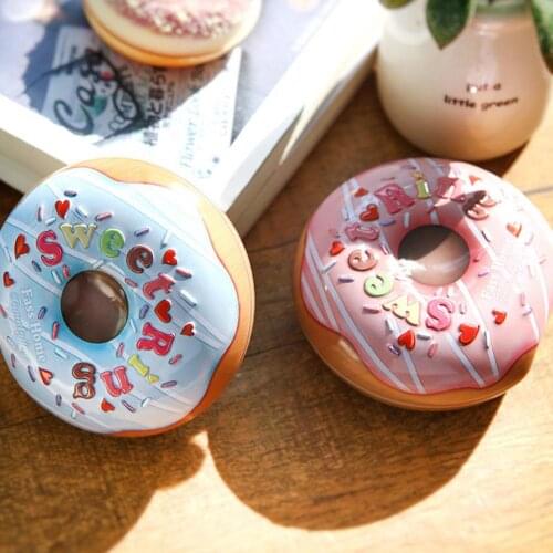 Wedding Tinplate Candy Gift Box Small Tinplate Donuts Gift Snack Box Birthday Party Decor Metal Gift Carton Christmas Ornament